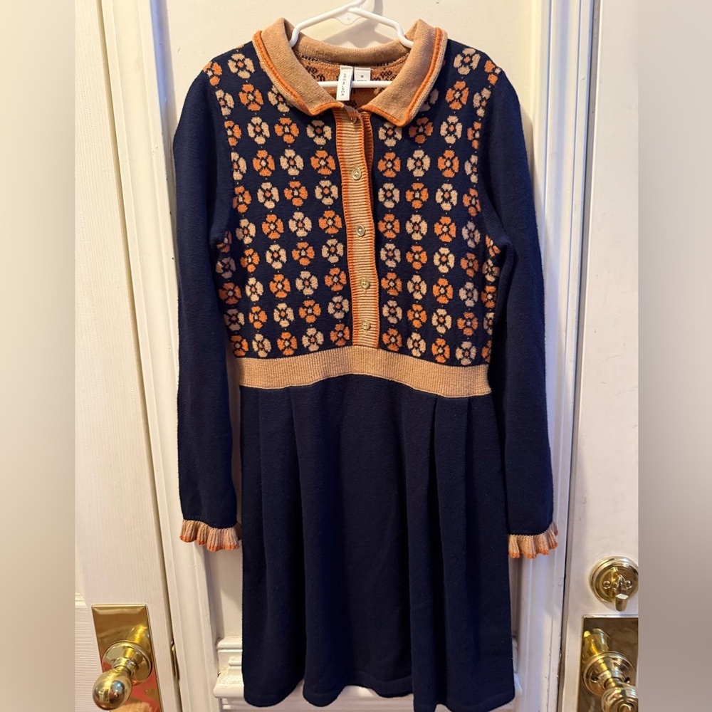 Janie and Jack Geo Floral Sweater Dress